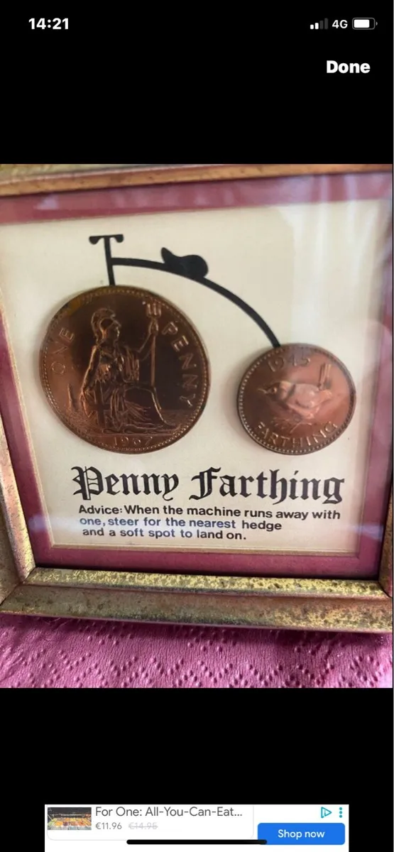 Vintage Penny Farthing Display - Image 3
