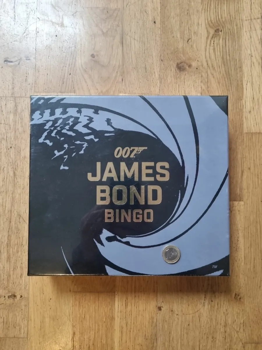 007 james bond collectable bingo game - Image 1