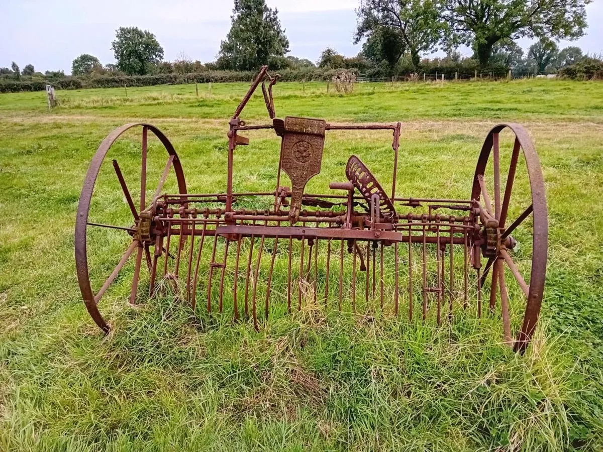 Antique Hay Rake - Image 1
