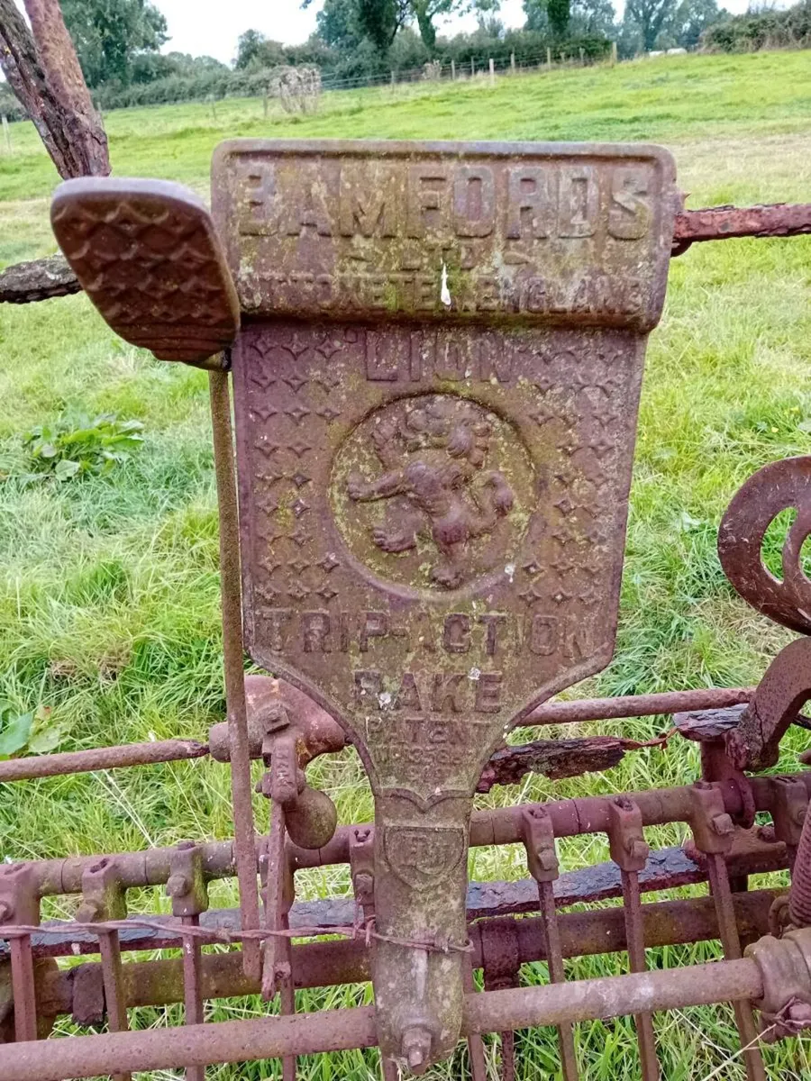 Antique Hay Rake - Image 3