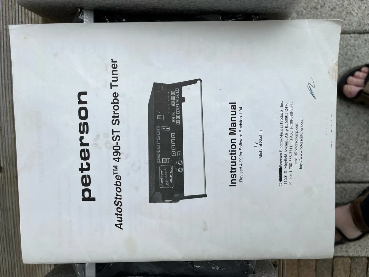 Peterson 490st strobe  tuner - Image 4