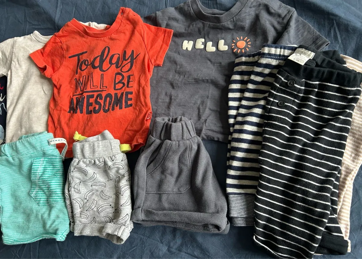 baby boy bundle of clothes - Image 1