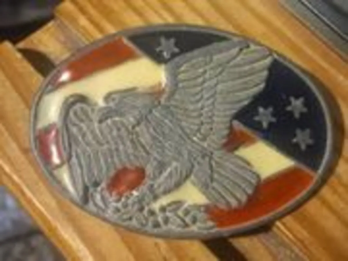 Vintage 1980's American Eagle Belt Buckle