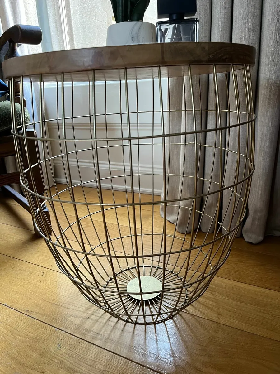 Dunnes Stores Wooden Storage Table - Image 2