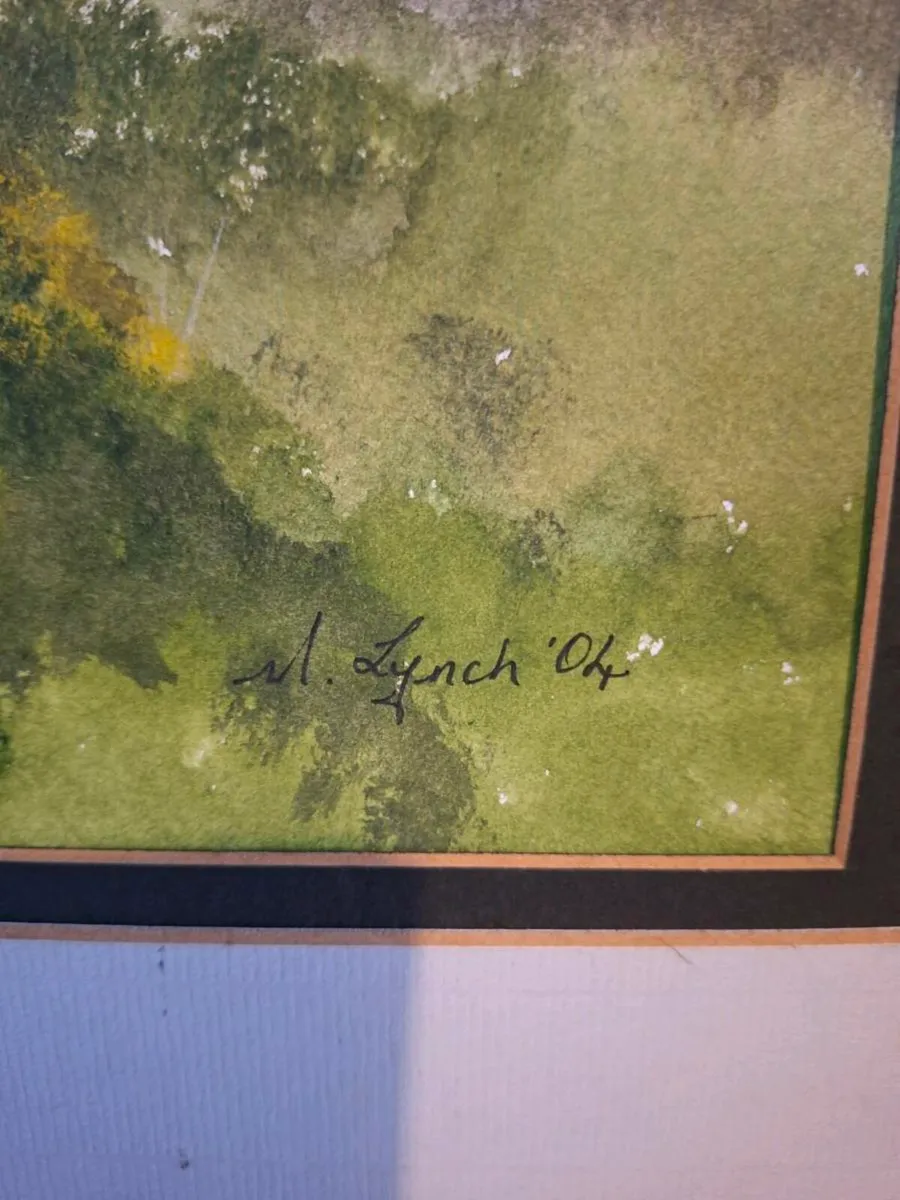 Lovely large Watercolour Painting by Marian Lynch - Image 4