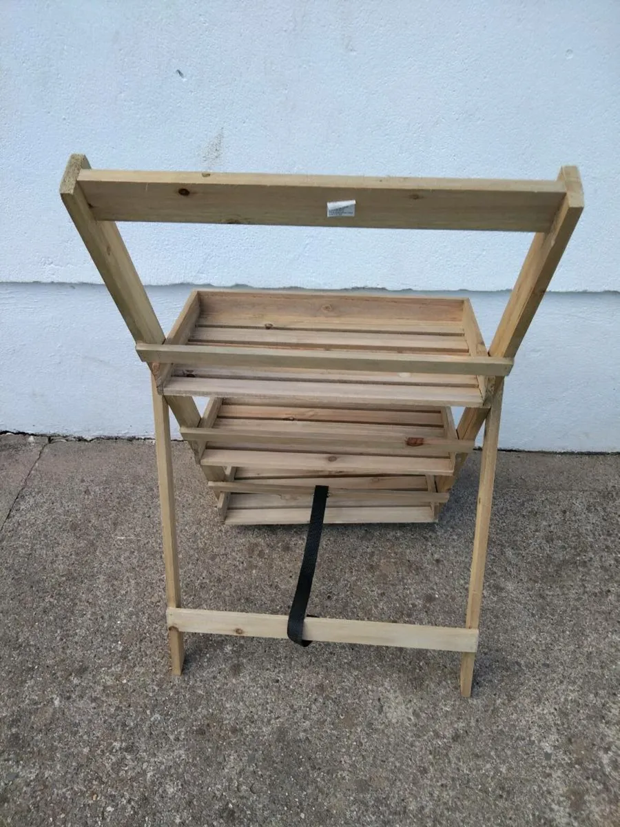 Wooden Step Planter - Image 3