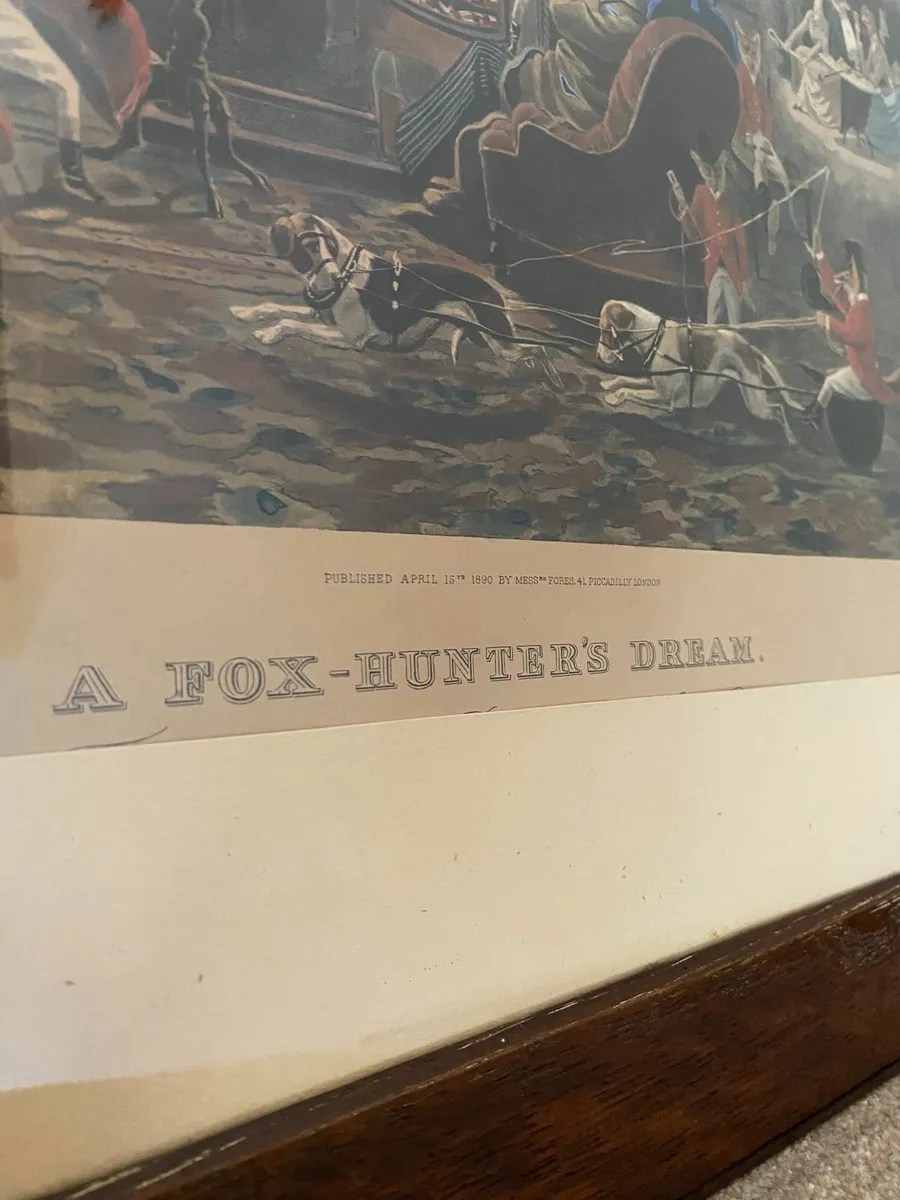1890 -A Foxhunter’s Dream - Alfred Charles Havell - Image 3