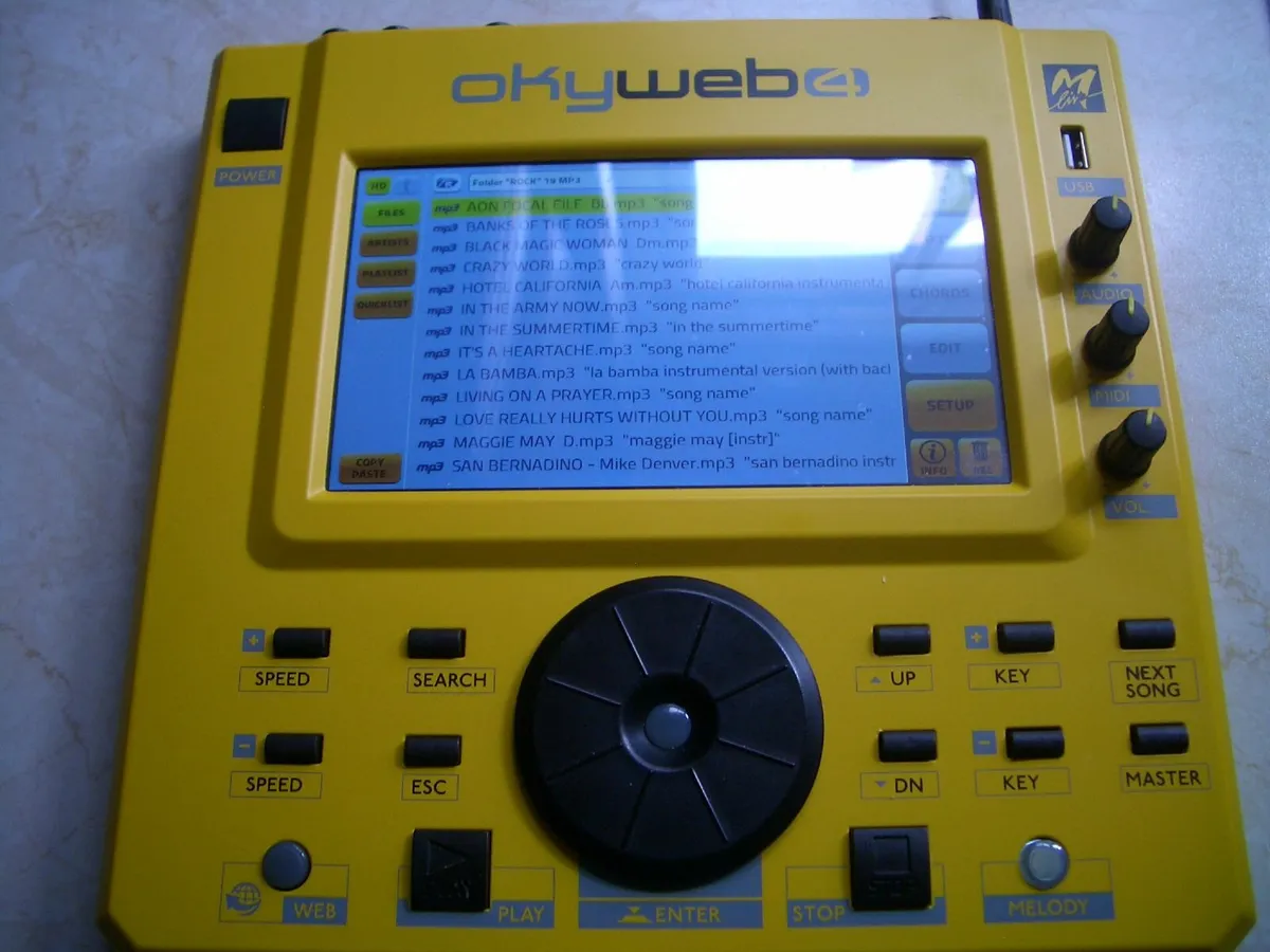 OKYWEB MP3 BACKING TRACK PLAYER - Image 3