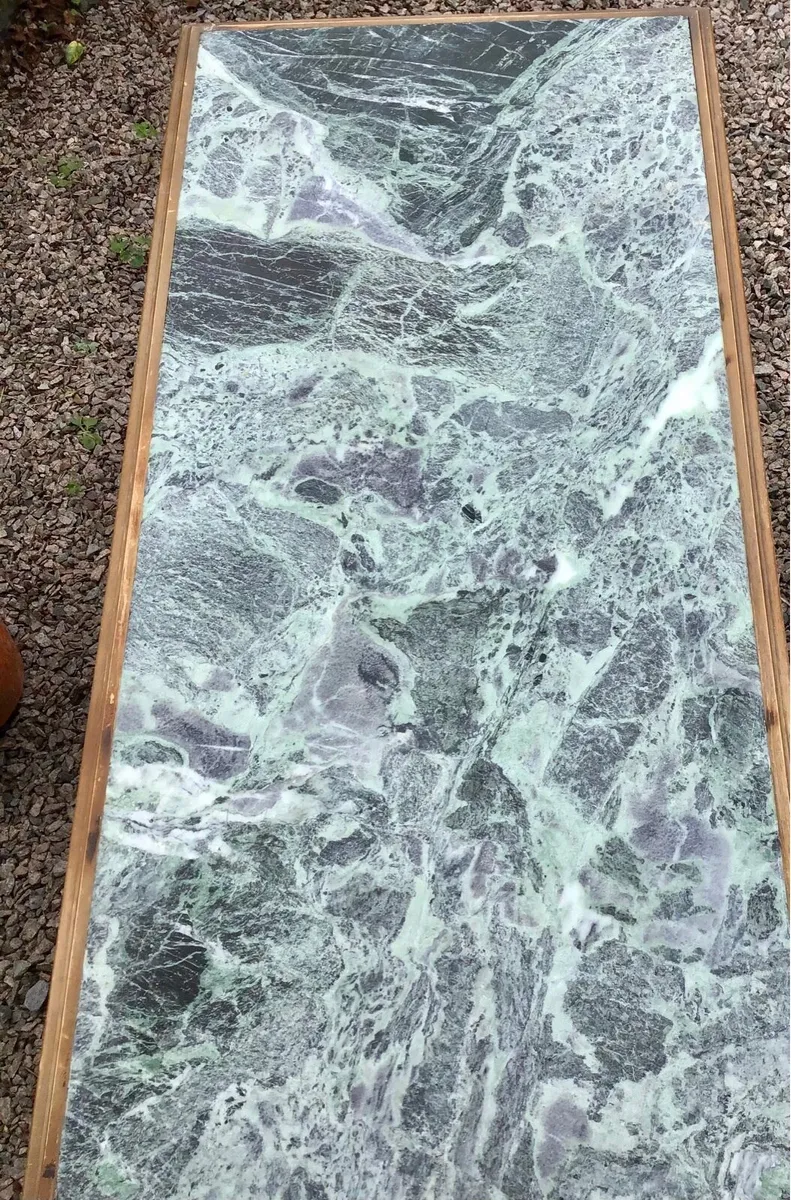 Slab of green marble - Image 1