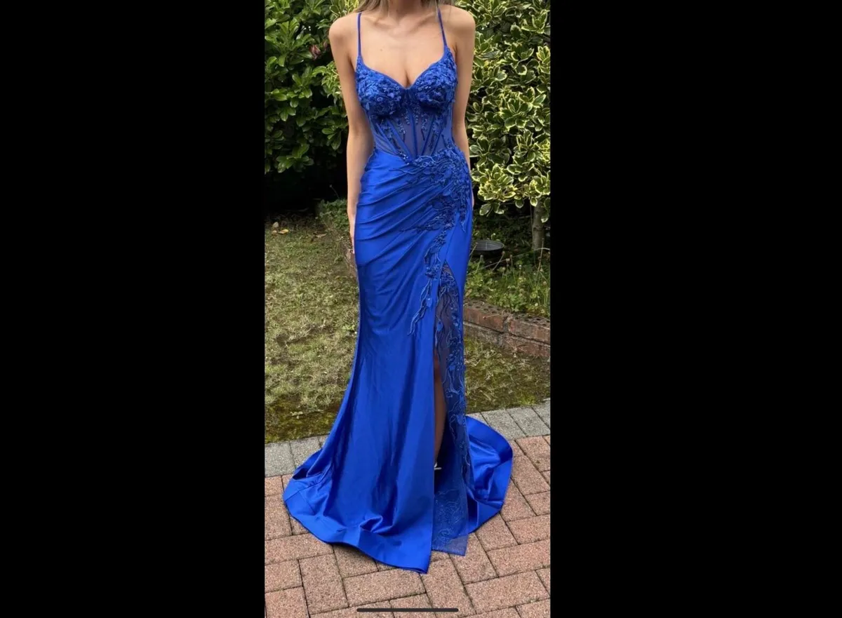 Royal Blue Debs Dress - Image 1
