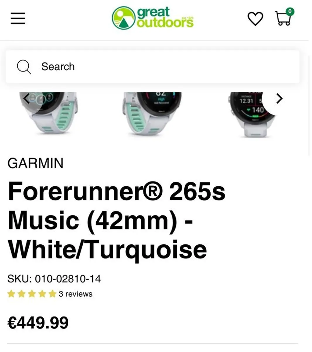 garmin forerunner 265S - Image 3
