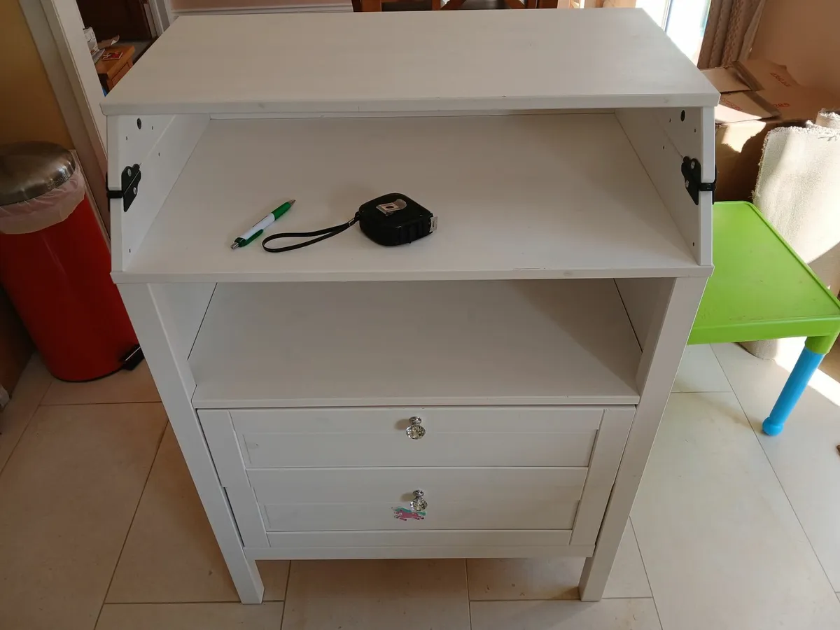 Baby Changing Table & Drawers, toddler Table seats - Image 1