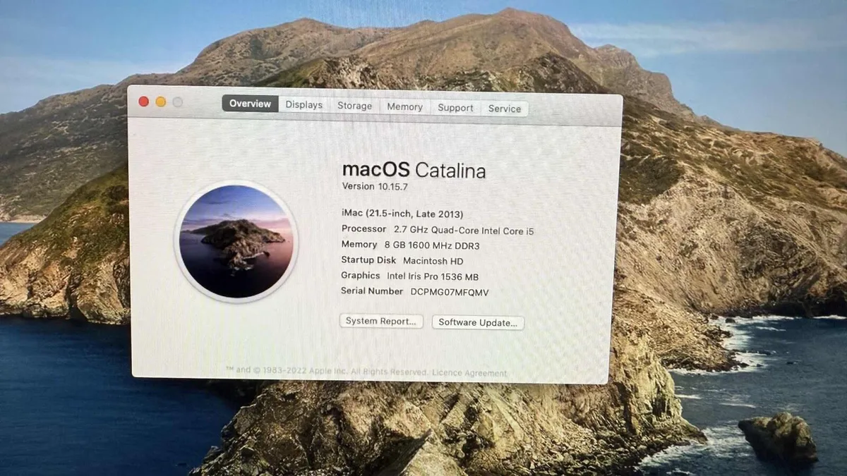 21.5 inch IMac 2013 - Image 4