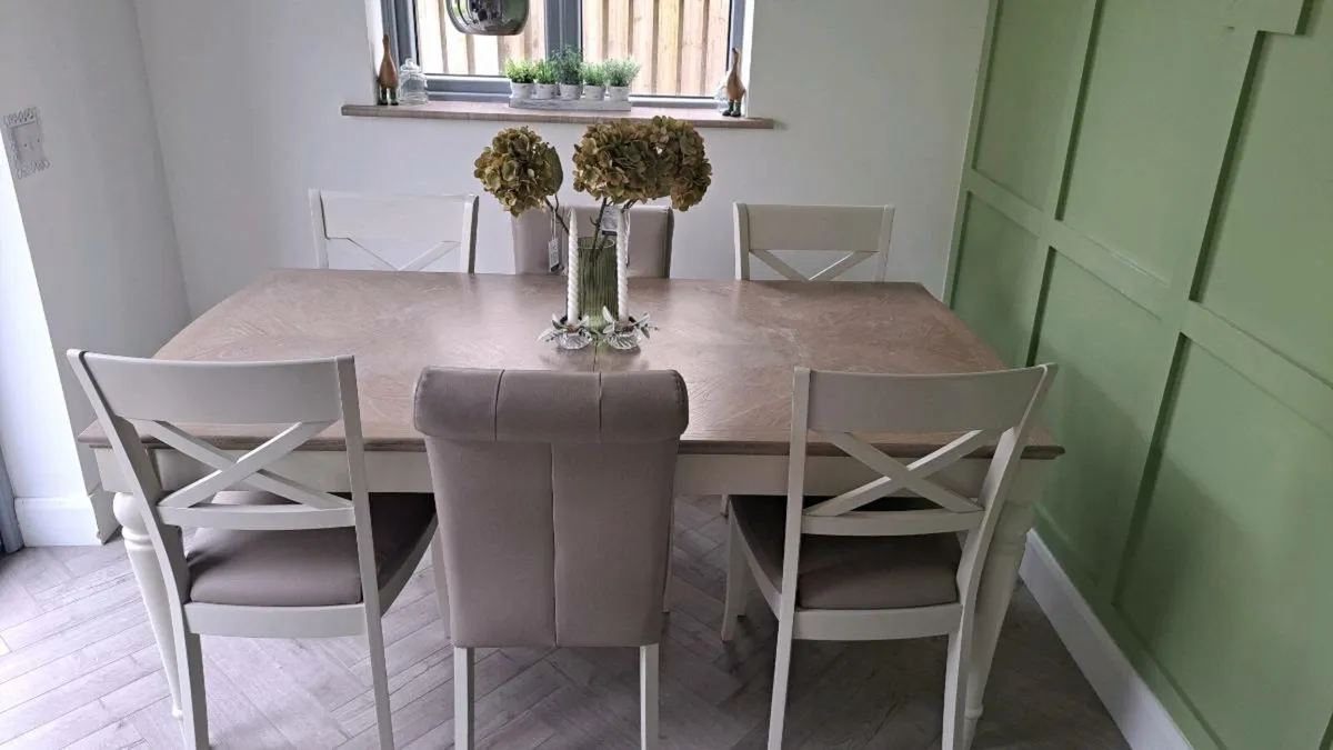EZ LIVING Montreux Large Dining Table + 6 Chairs - Image 2