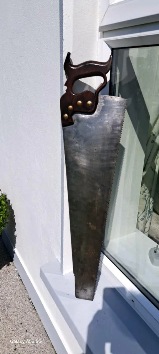 Old vintage  saw - Image 2