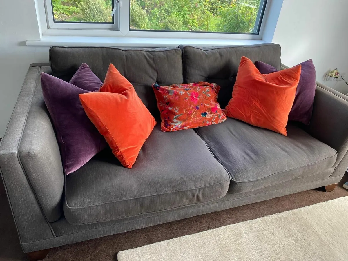 2 Seater Couch plus footstool - Image 1