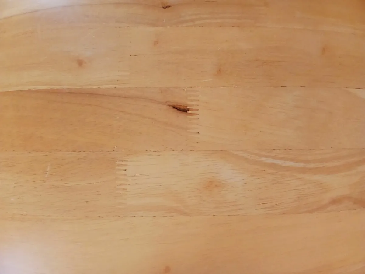 FREE Pine Console Table & old hardwood nest table - Image 3