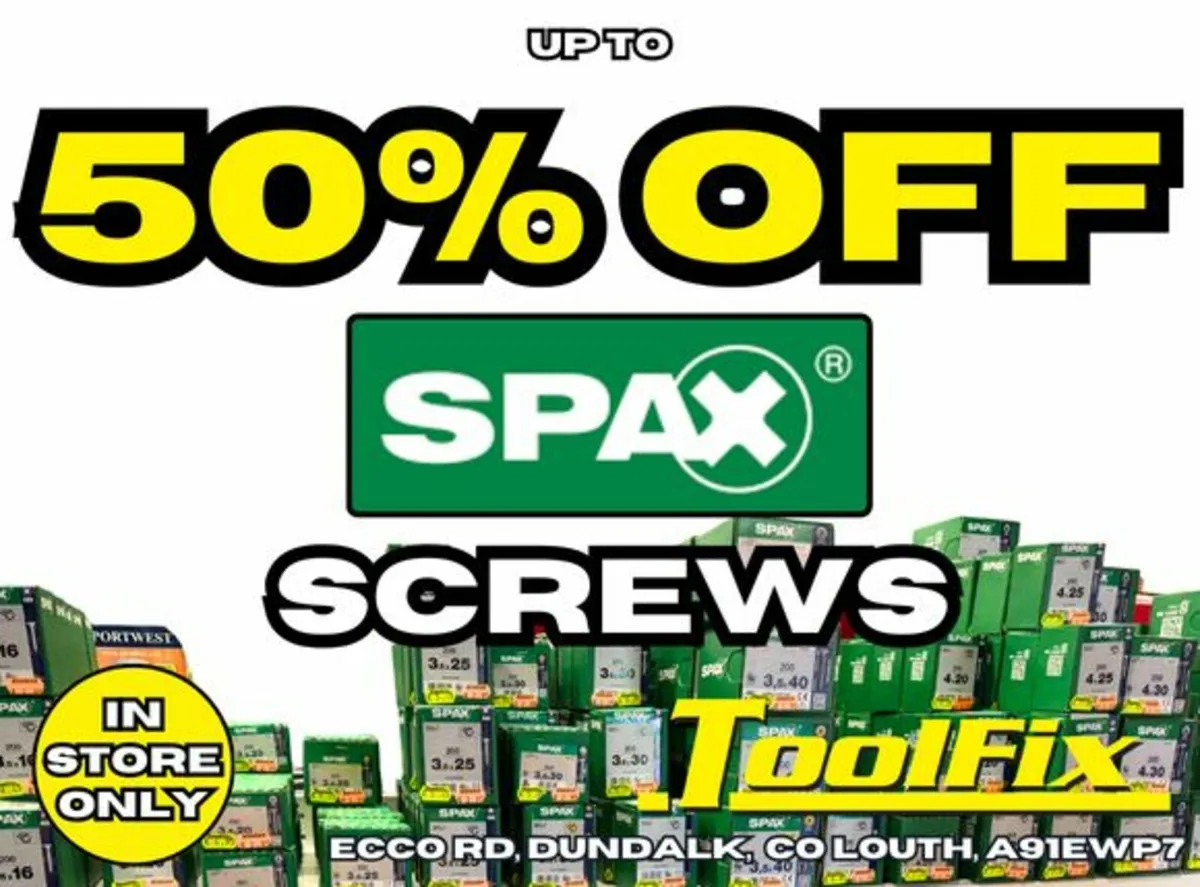 Save BIG on Spax Screw Sets in ToolFix