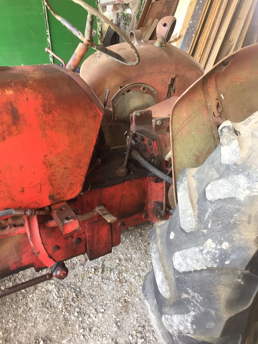 Two tractor, 414 international and Honda mini trac - Image 2