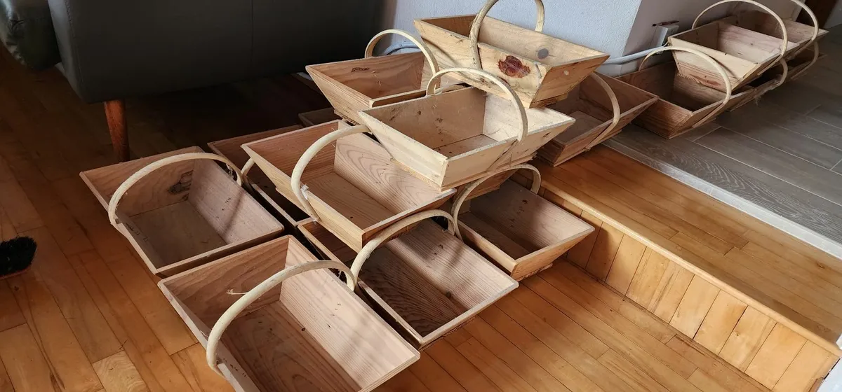 Wooden Trug Basket - Image 3