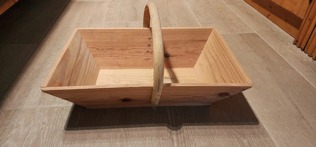 Wooden Trug Basket - Image 4