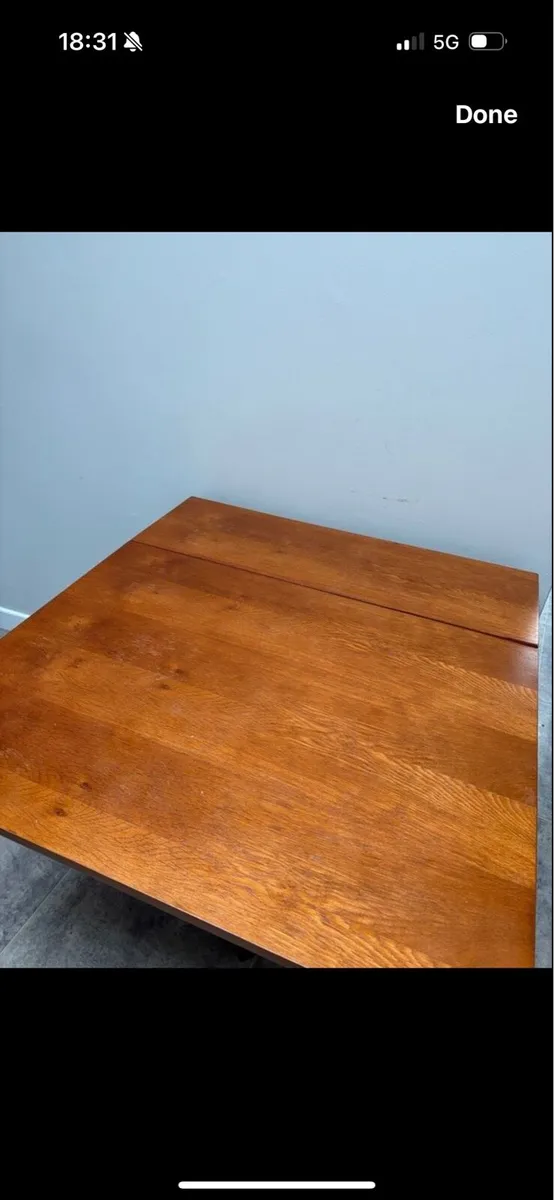 Vintage drop leaf table - Image 2