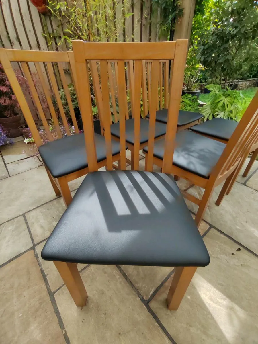 6 kitchen dining chairs - Image 3