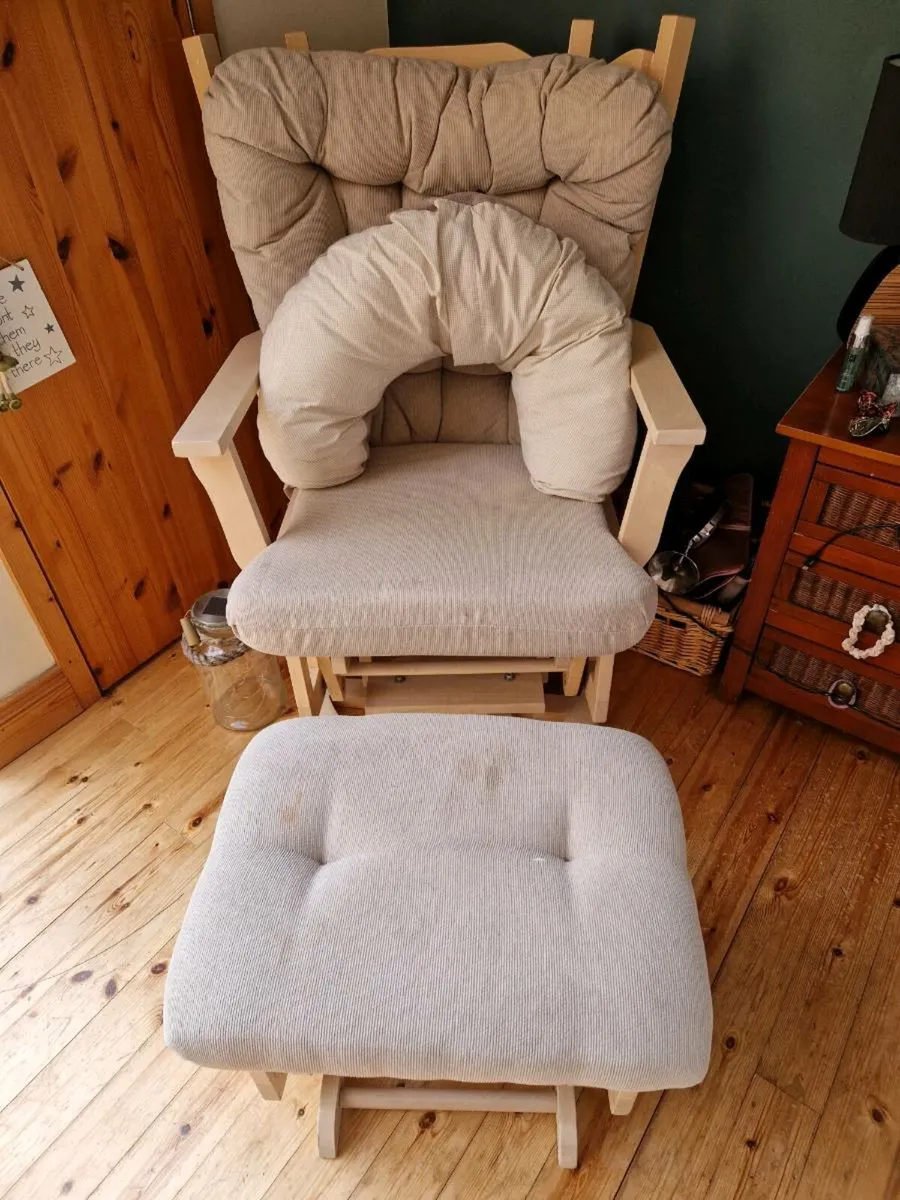 Cosatto Nursing Chair & Stool - Image 2