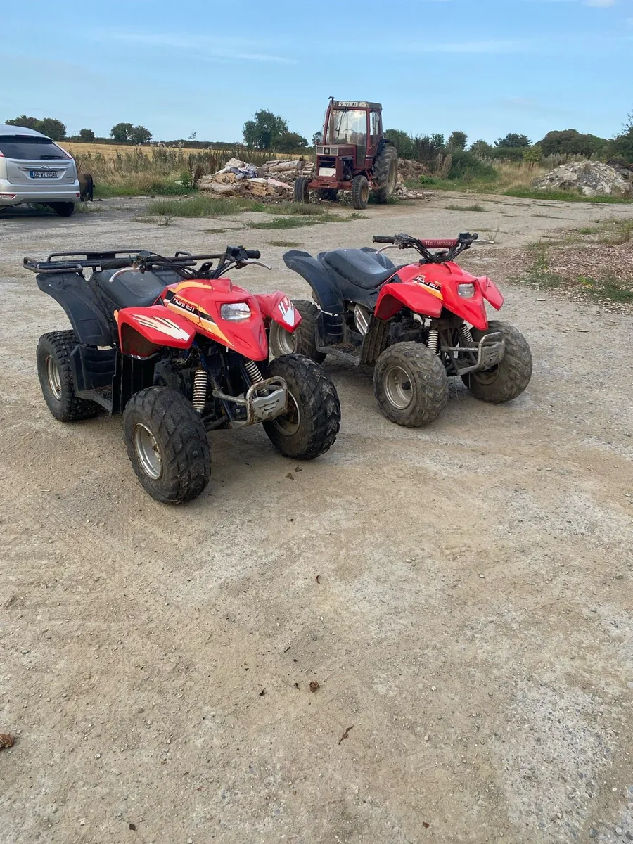 2 90cc quads €550ono - Image 1