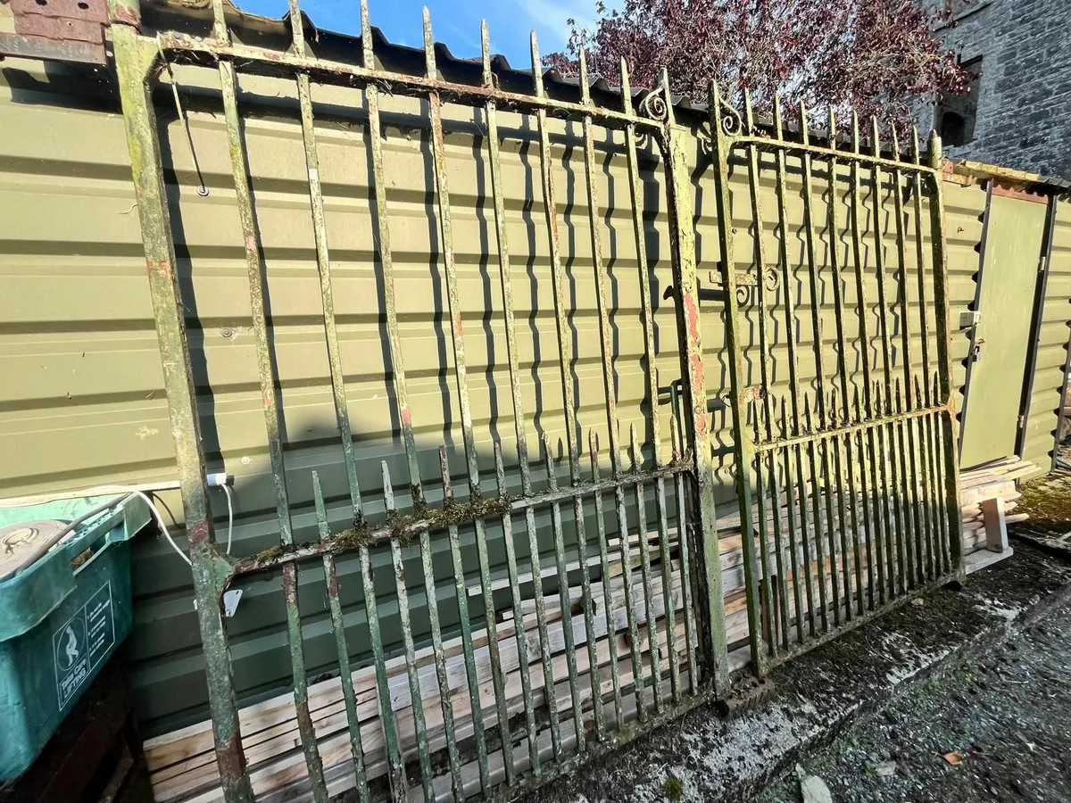 Antique Cast Iron Gates - Image 1