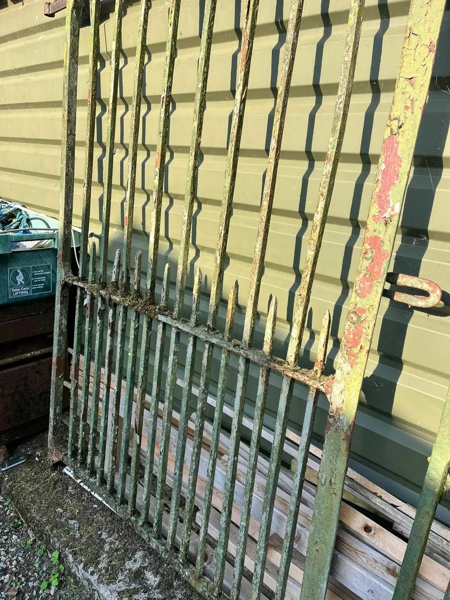 Antique Cast Iron Gates - Image 3