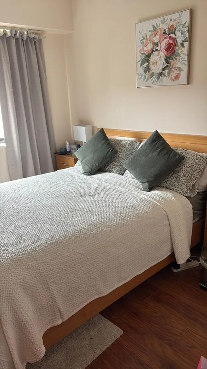 Solid Wood King Size Bed Frame - Image 2