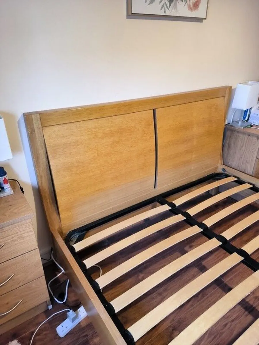 Solid Wood King Size Bed Frame - Image 4
