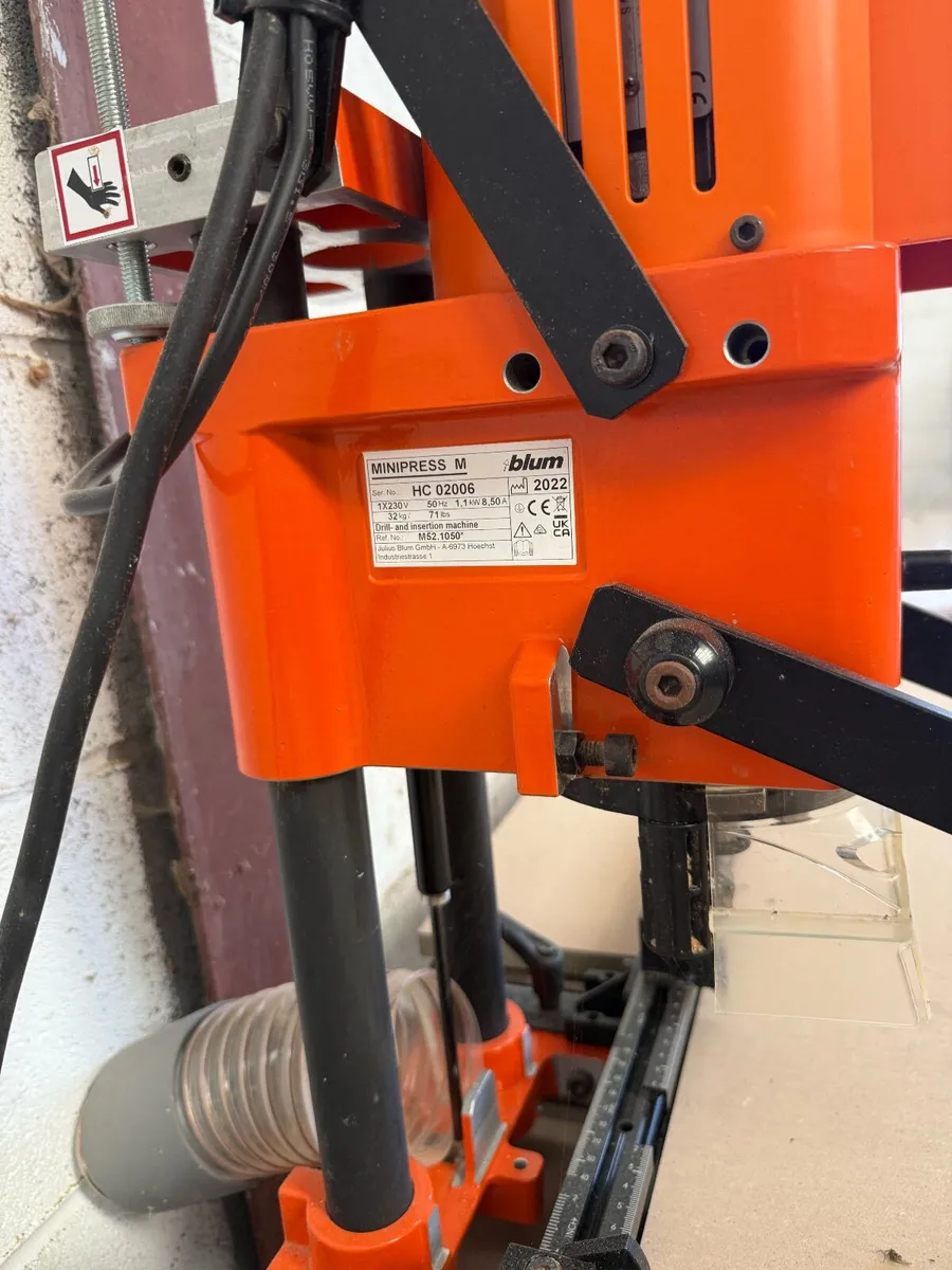 Blum MiniPress Drill and Insertion Machine - Image 3