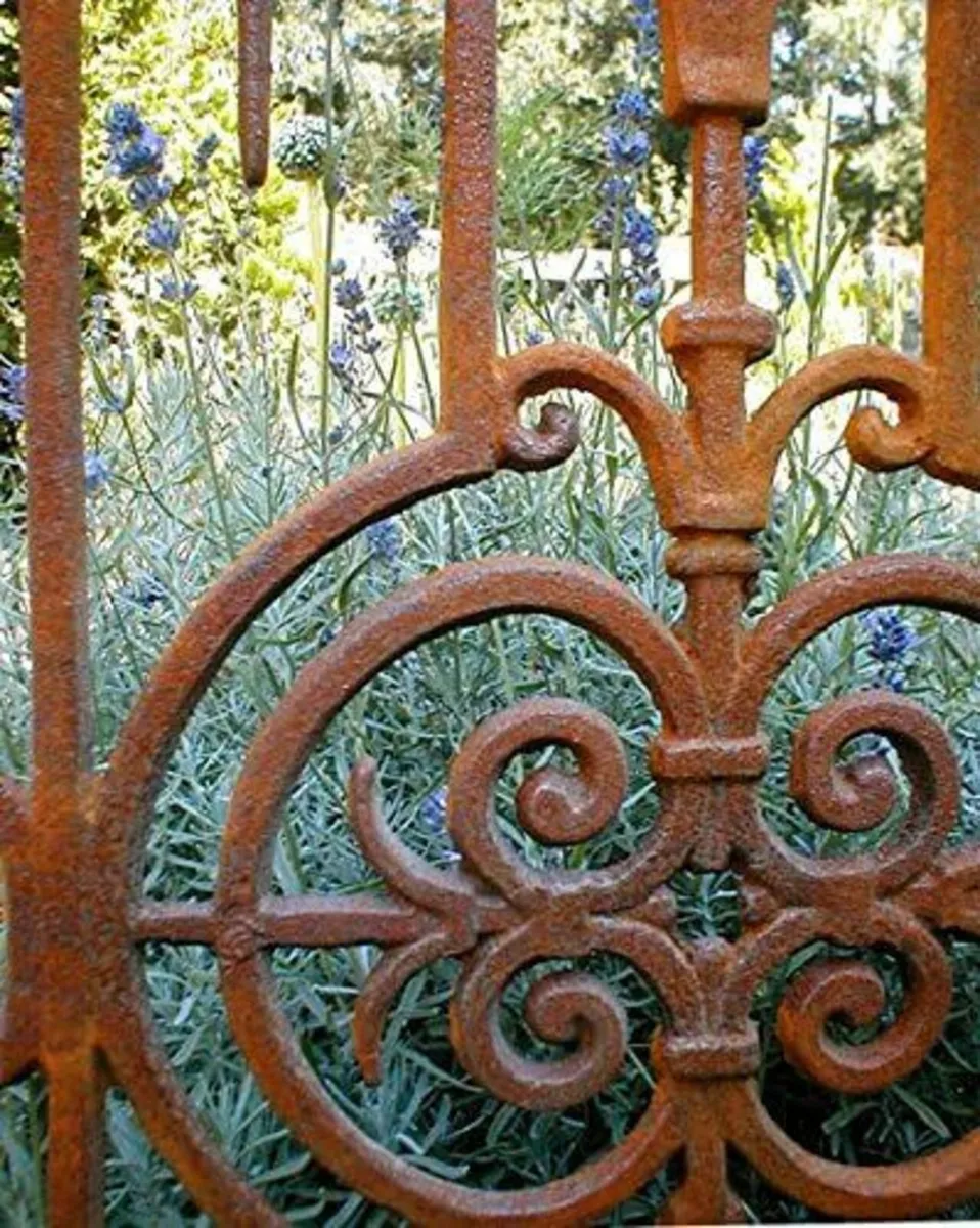 Antique Styled Cast Iron Gate, Stairs Balcony Anti - Image 3