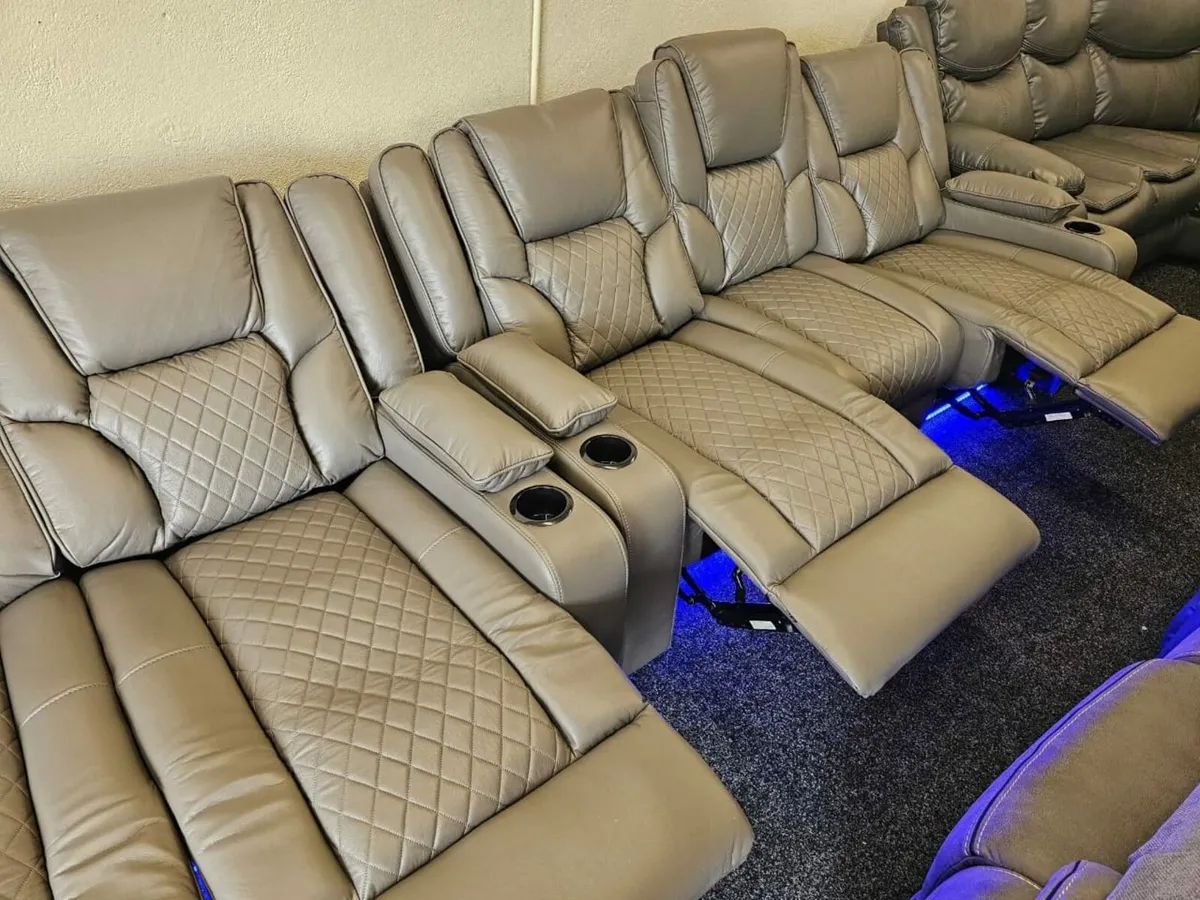 Electric Recliner Sofas with lights - Image 2