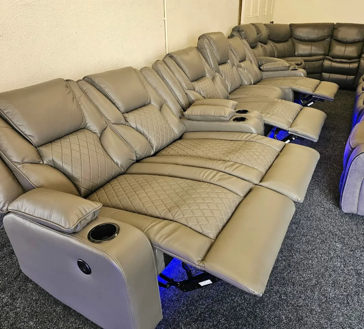 Electric Recliner Sofas with lights - Image 4