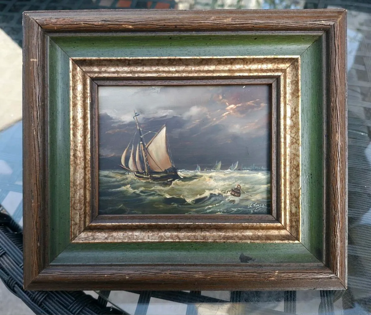 Lovely Vintage Original Oil Painting - signed - Image 1