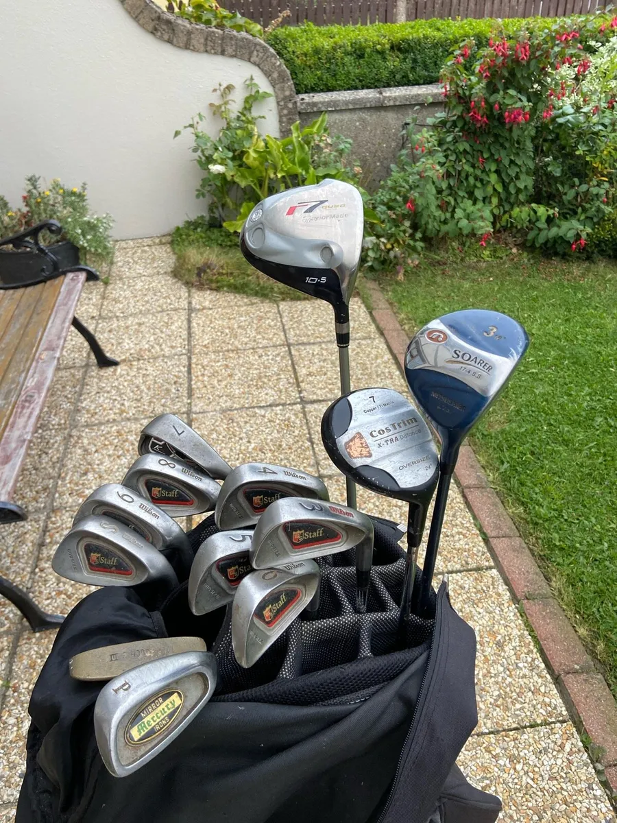 Golf.  Clubs.   &.  Bag - Image 2