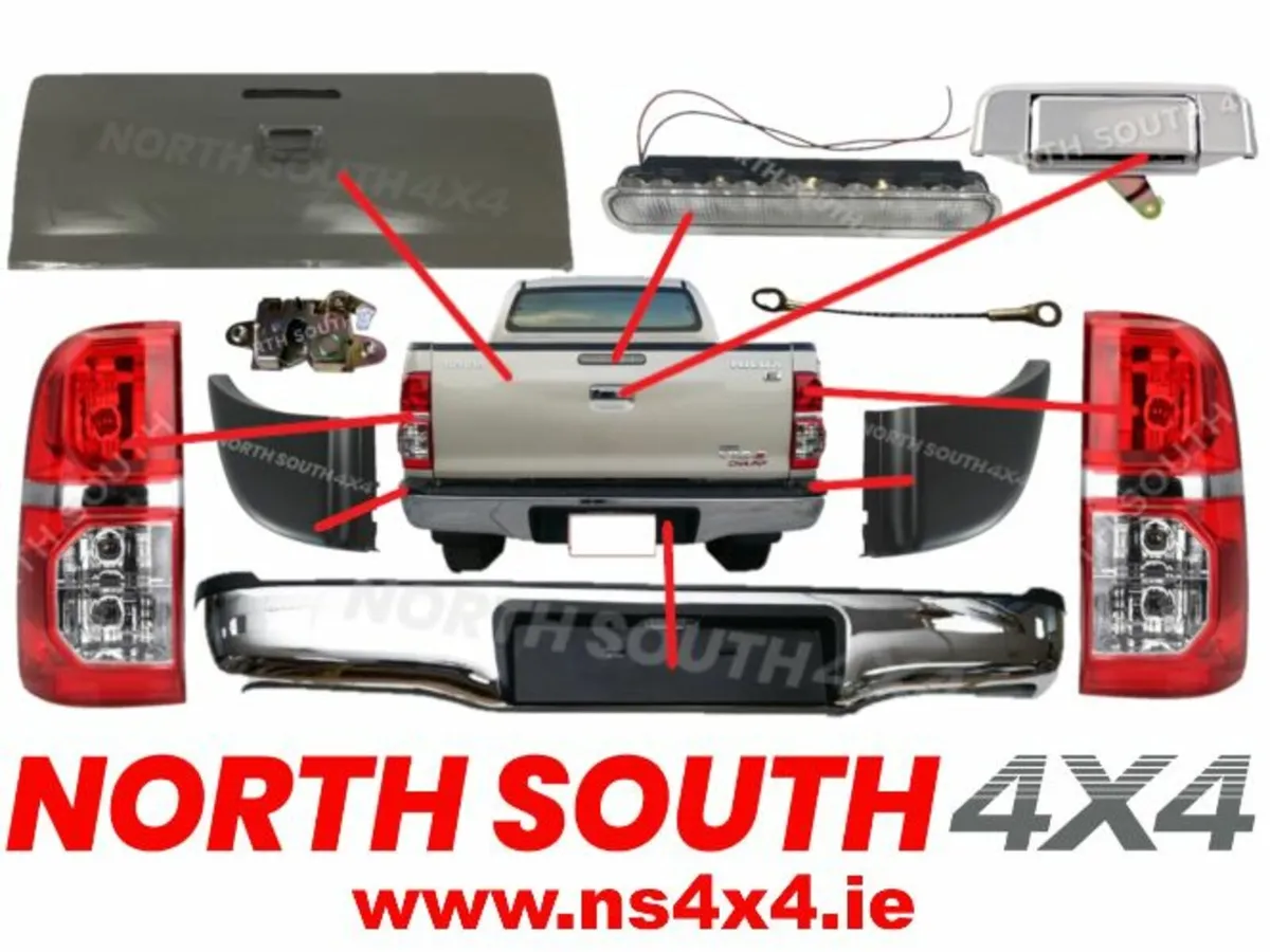 Rear spare parts for Toyota Hilux 4x4 - Image 3