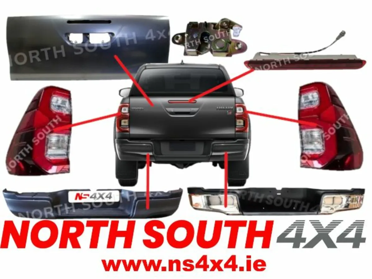 Rear spare parts for Toyota Hilux 4x4 - Image 1