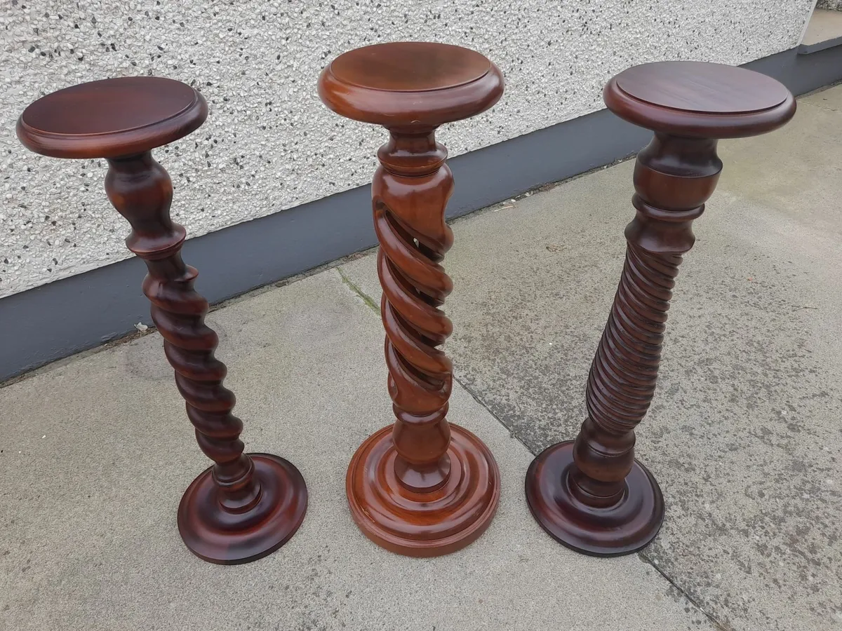 Mahogany pedestals - Image 1