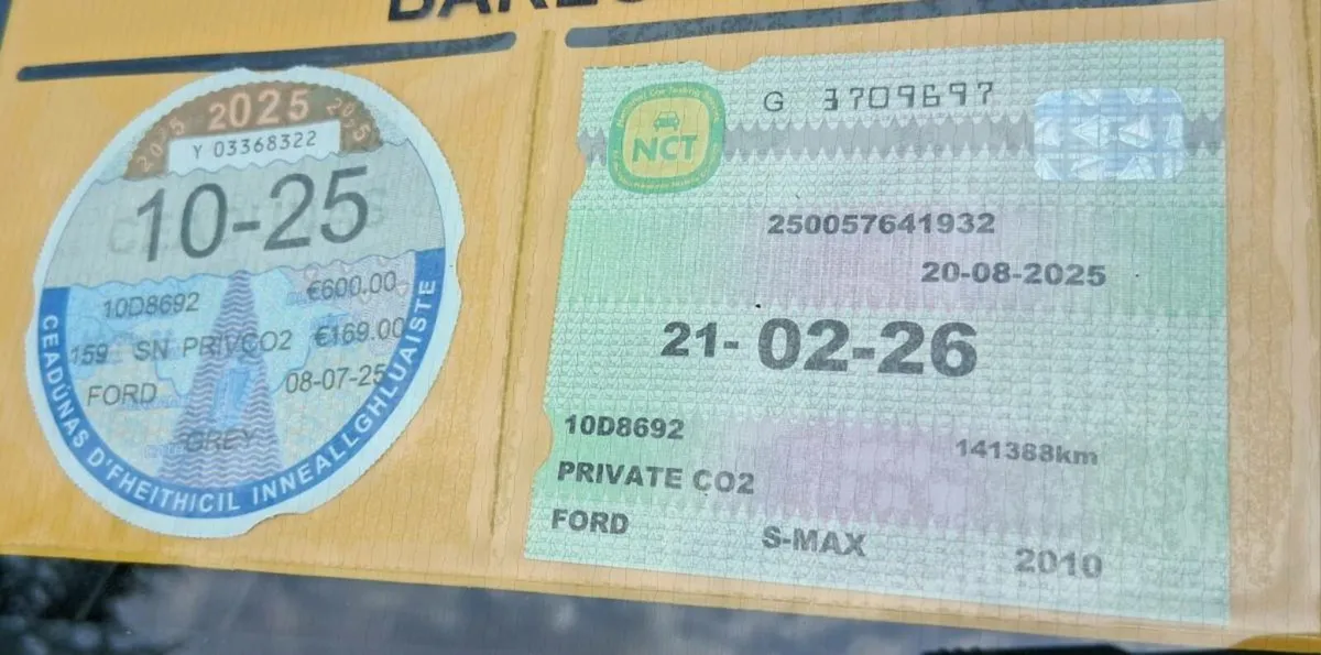 '10 S-Max 2.0 TDCi Zetec new NCT only 141km!!! - Image 2