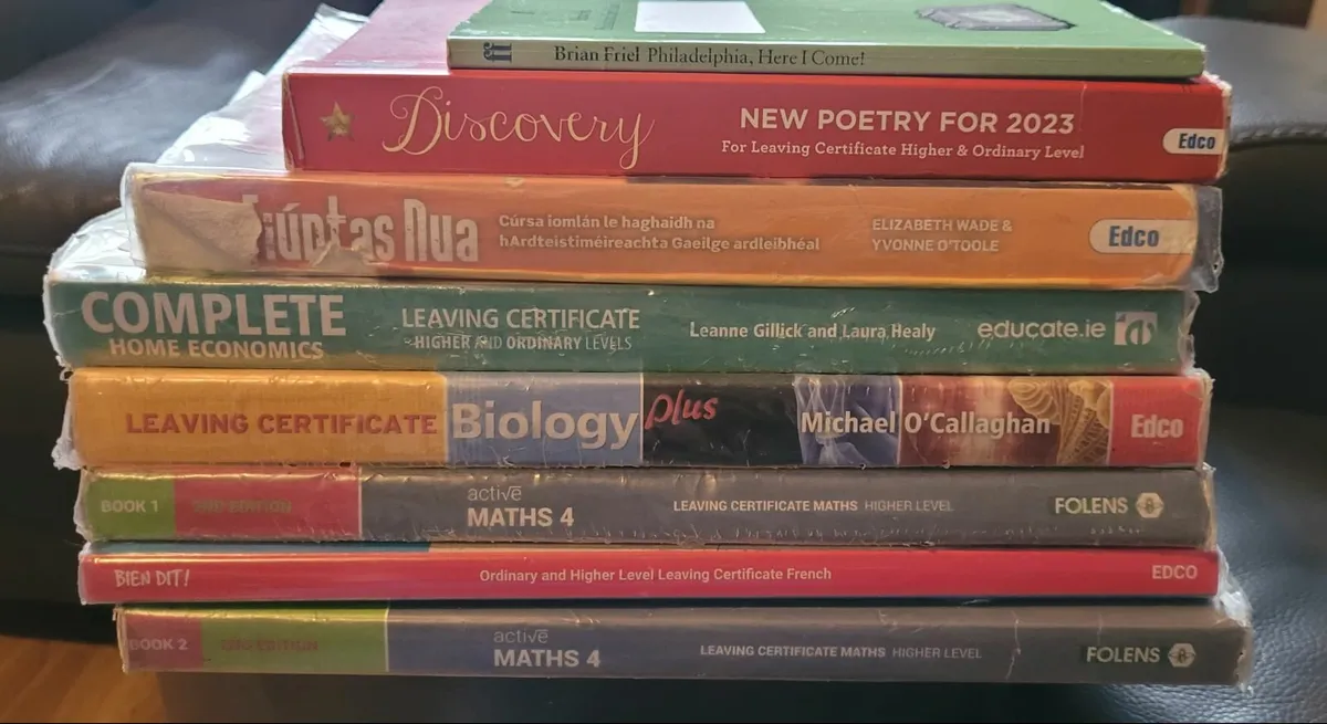 Secondary school books for leaving certificate