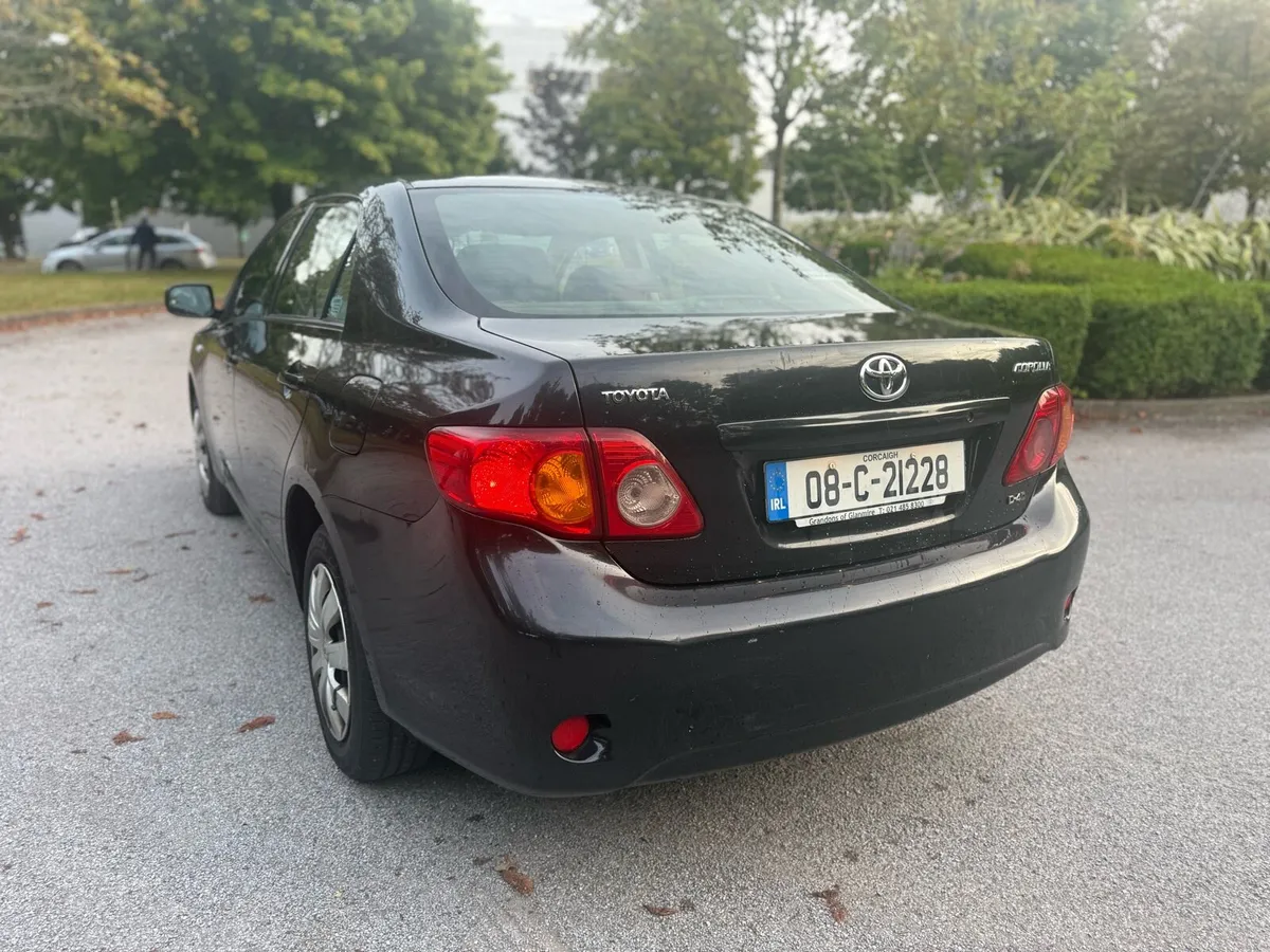 Toyota Corolla 2008 1.4D ncted & taxed - Image 3