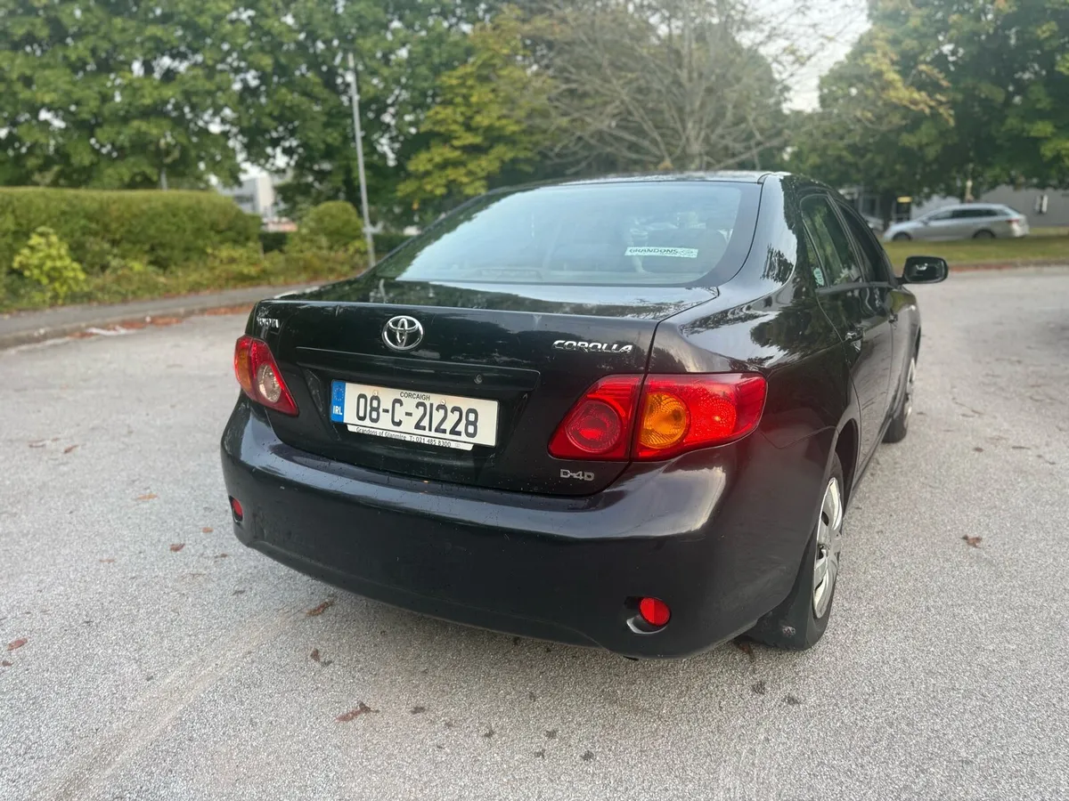 Toyota Corolla 2008 1.4D ncted & taxed - Image 4