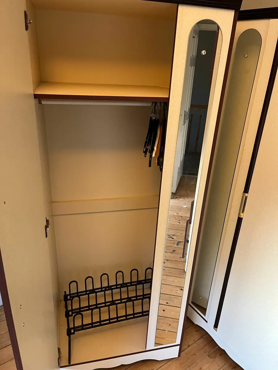 wardrobe and dresser unit with mirror - Image 3