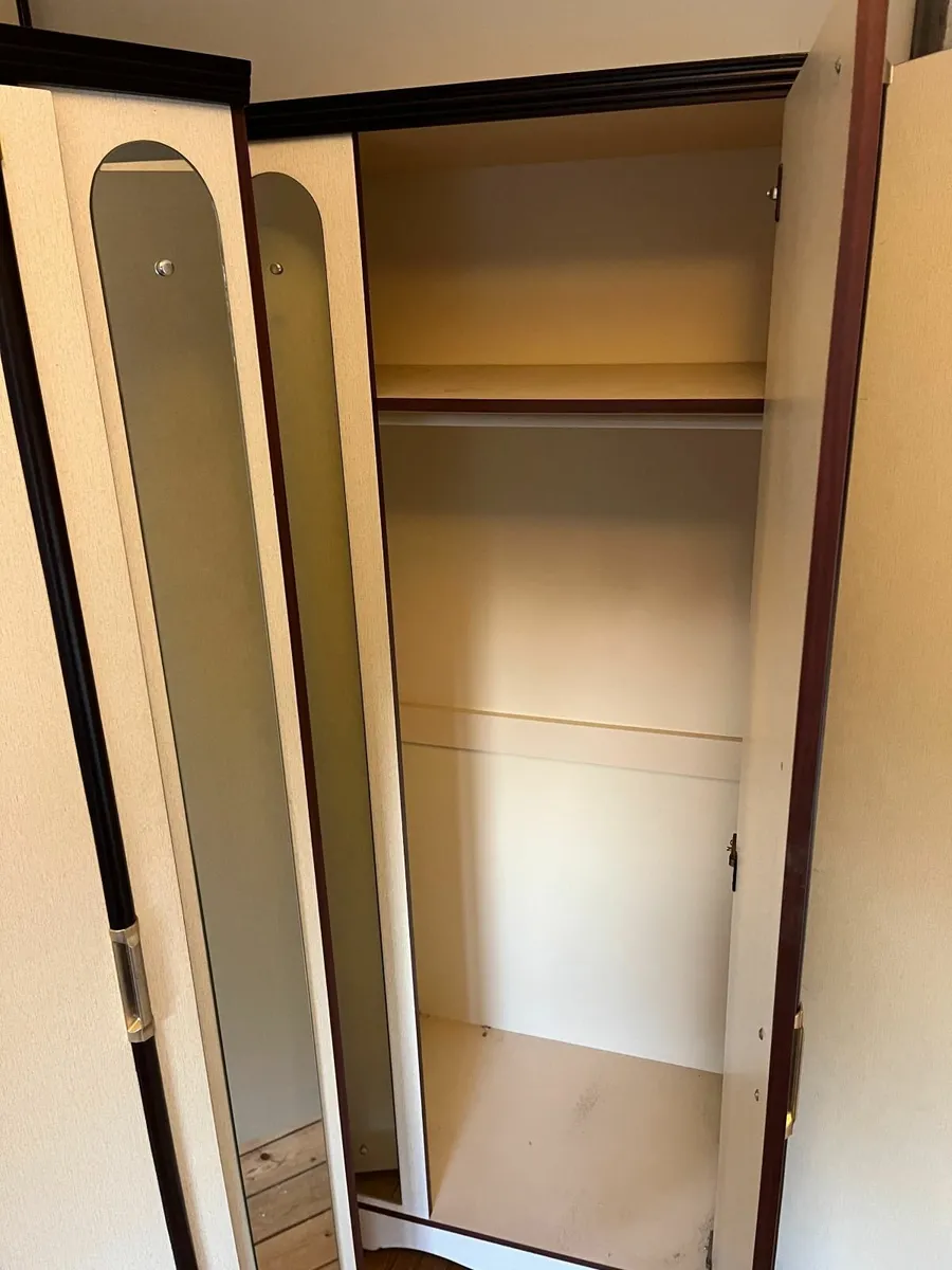 wardrobe and dresser unit with mirror - Image 4