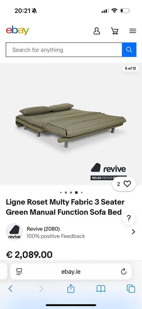 Ligne Roset Sofa Bed - Image 2