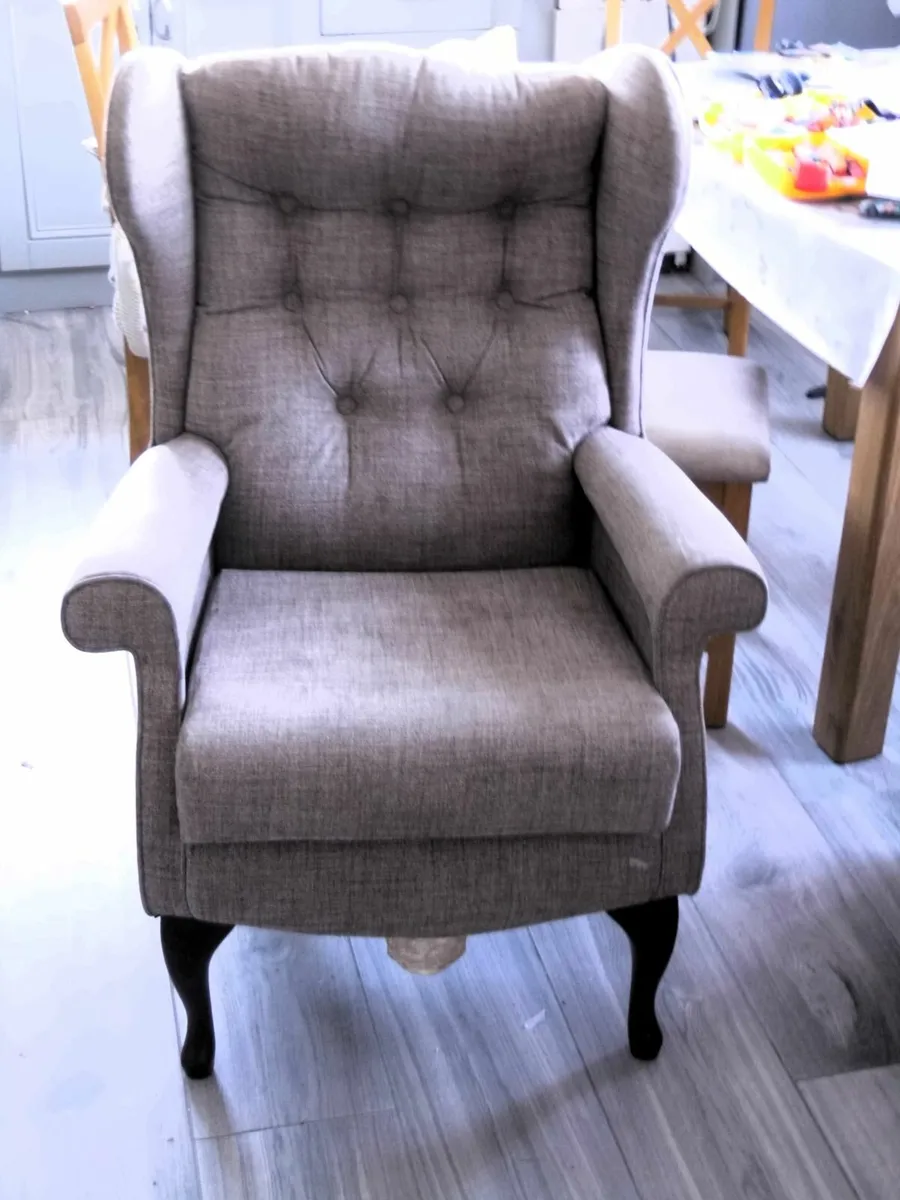 Arm Chairs  Electric and  a Queen Ann - Image 2